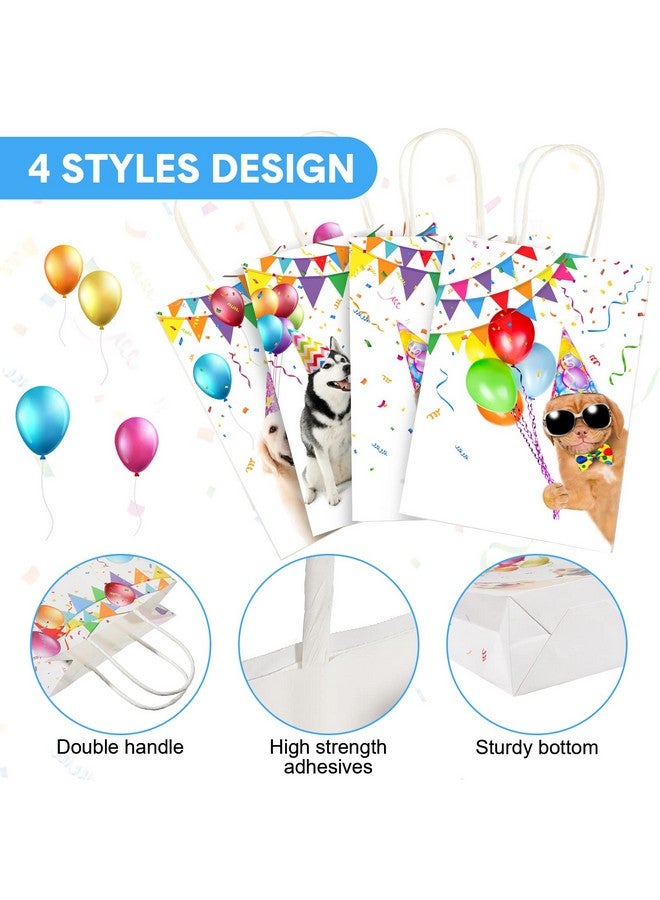 Pajean 12 Pcs Dog Treat Bags Puppy Party Favors Candy Bags Doggy Themed Goodie Gift Bags Puppy Themed Birthday Party Supplies For Kids Children Adults Birthday Party Decoration - Image 3