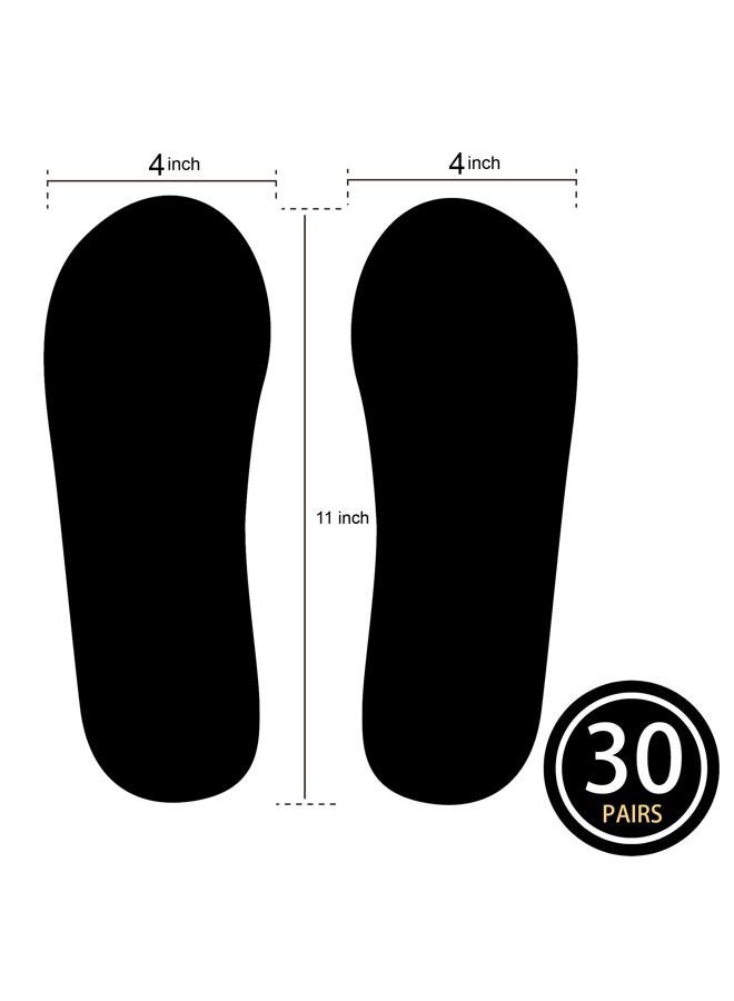 KOBBTAN 30 Pairs (60Feets) Spray Tan Feet Pads Disposable & Economic FOAM Feet pads for Spray tanning,Use in Tanning booth,Sunless Tanning at Home or Beauty Salon-Non Slip- Comfortable-Hygienic-Ultra Bronzing - Image 2