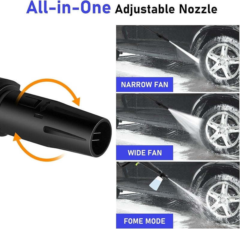 FIELDSTAR Professional Pressure Washer Gun Combo – Compatible with JPT, STARQ, RESQTECH and More | Includes 8M High-Pressure Hose | Heavy-Duty Spray for Car, Home & Outdoor Cleaning - Image 5