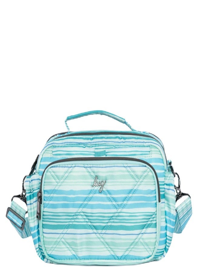 Lug Boomer Crossbody Bag, LOVE WAVES AQUA - Image 1