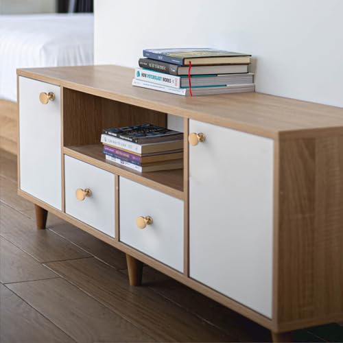 9BUILD 10 Pack Champagne Bronze Cabinet Knobs - 1.2 Inch Round Drawer Knobs for Kitchen & Dresser Drawers - Image 4