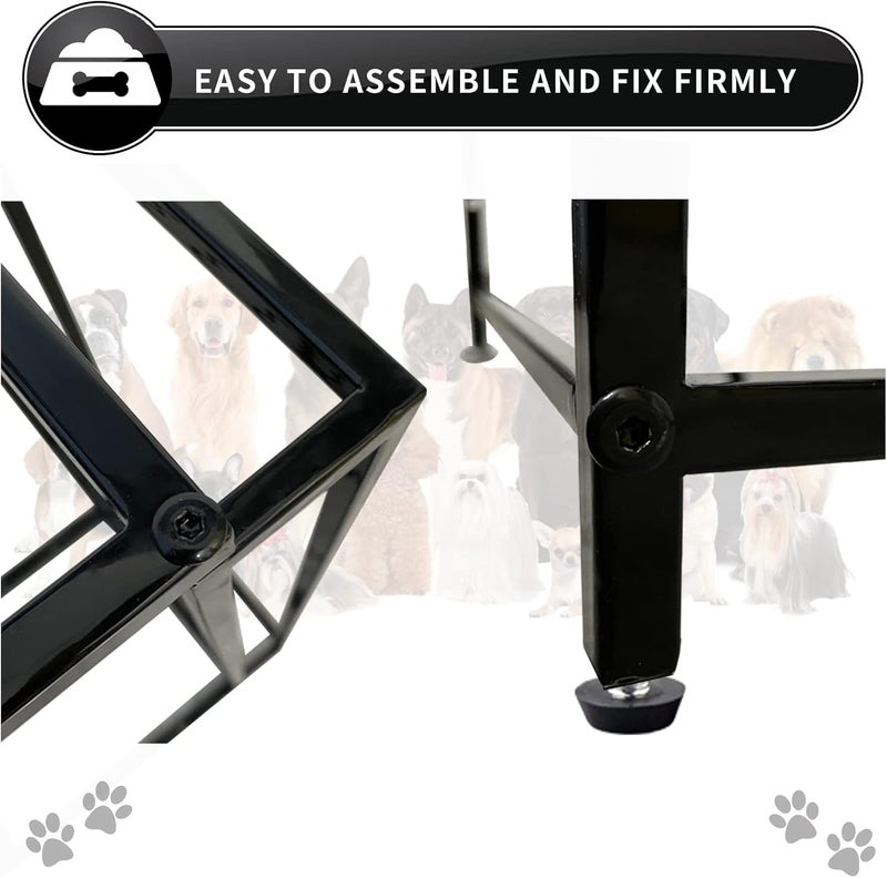 Tookincmo Lifted Dog/Cat Bowl Stand, Raised Dog Bowl Holder for Existing Bowls, 4 Adjustable Heights for Puppy, Small, Medium and Large Size Dogs. - Image 4