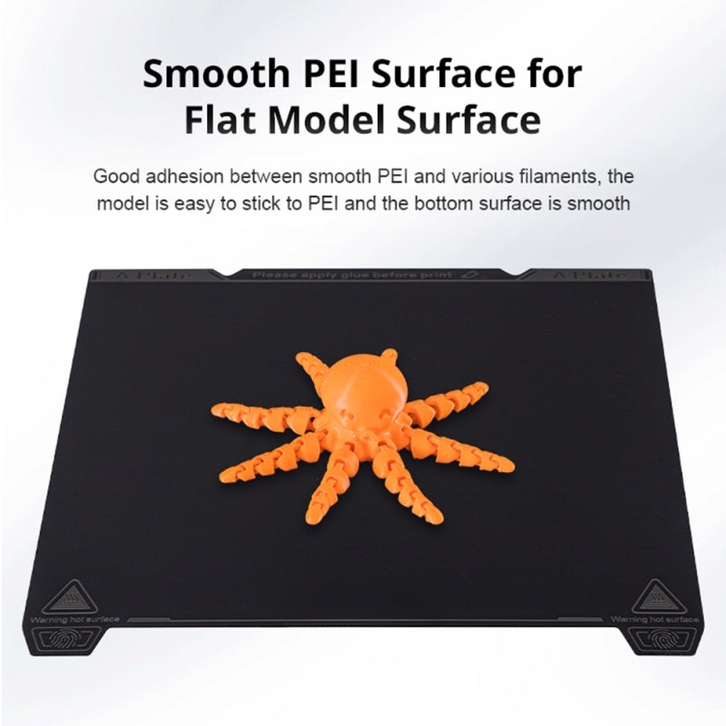 PEI Build Plate 315x310mm Smooth Surface - High-strength Spring Steel Plate for Creality K1 MAX FDM 3D Printers - Image 3
