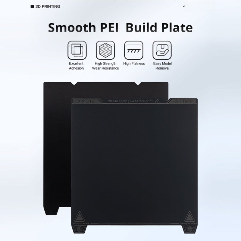 PEI Build Plate 315x310mm Smooth Surface - High-strength Spring Steel Plate for Creality K1 MAX FDM 3D Printers - Image 4
