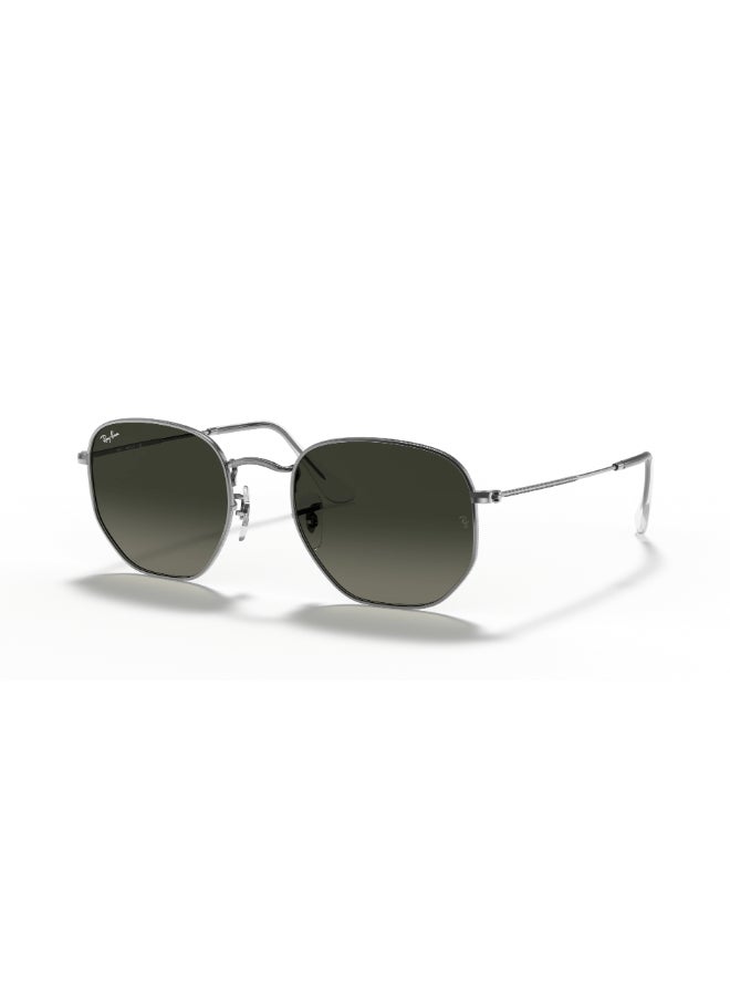 راي بان Unisex Ray-Ban RB3548N 004/71 Unisex's Full Rim Hexagonal Sunglasses - Lens Size: 51 mm - Image 1