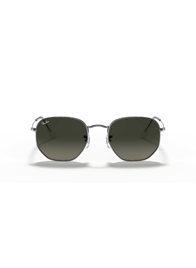راي بان Unisex Ray-Ban RB3548N 004/71 Unisex's Full Rim Hexagonal Sunglasses - Lens Size: 51 mm - Image 2
