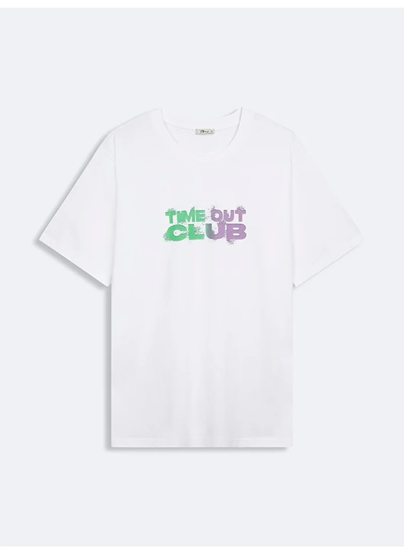 إل تي بي White T-Shirt