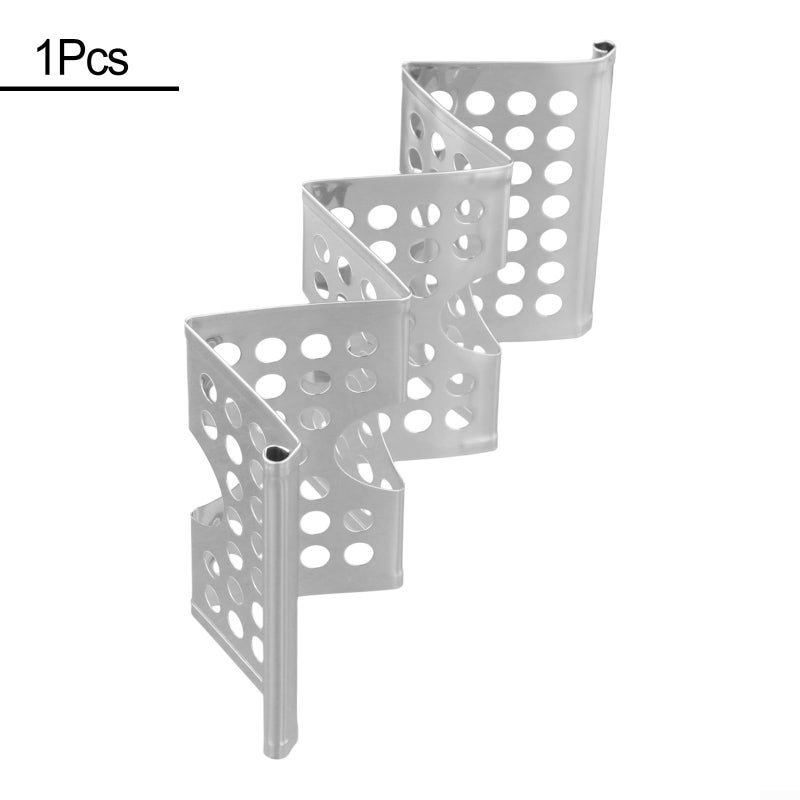 Stainless Steel Taco Stand Holder Rack with Fast Heating Holes Holds 3 Tortillas - Image 4