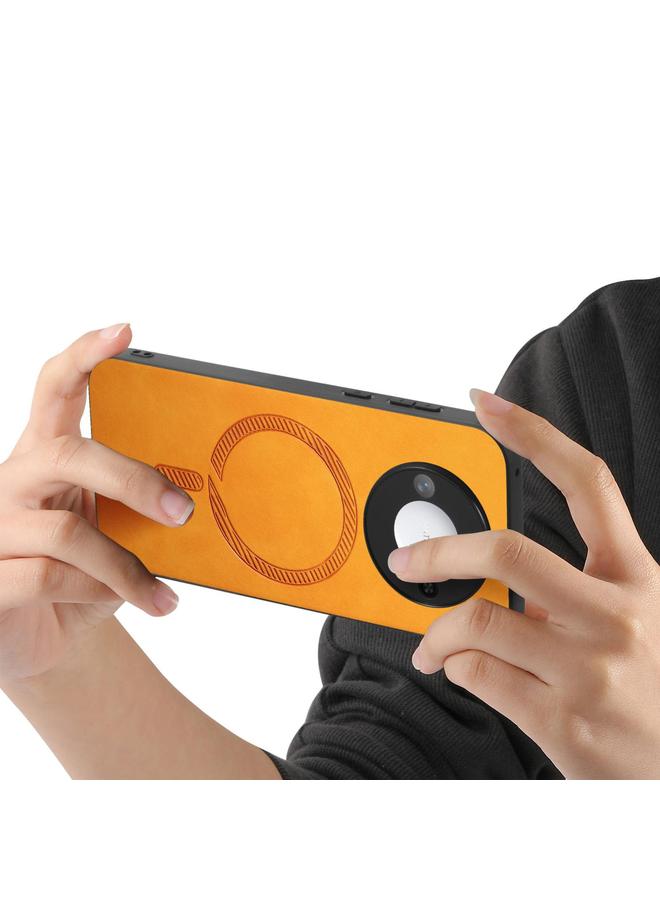 S-TOP Case For Honor Magic7 Pro Retro Magsafe Magnetic PU Back Cover Phone Case - Image 3