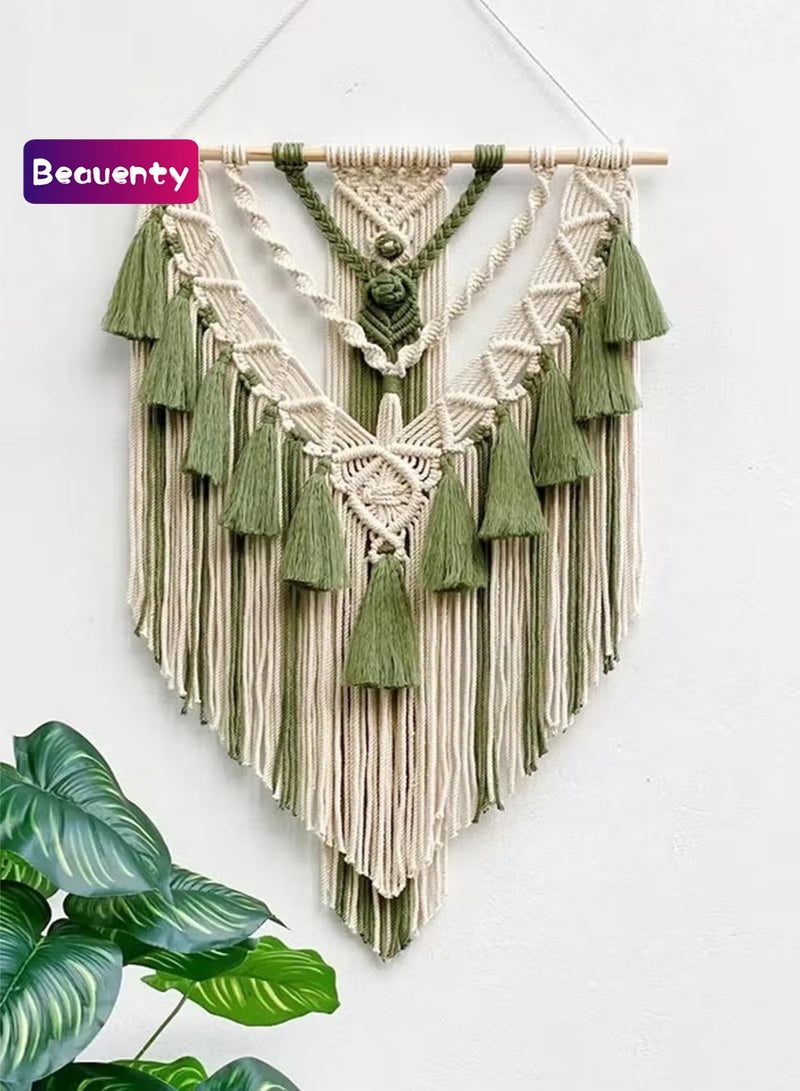 Beauenty 55*75cm Hot Macrame Wall Hanging Tapestry Wall Decor Boho Chic Bohemian Woven Home Decoration College Dorm Tapesty - Image 1