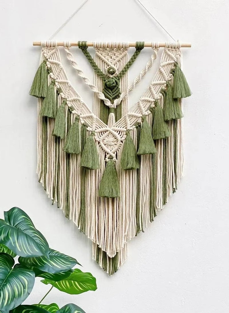 Beauenty 55*75cm Hot Macrame Wall Hanging Tapestry Wall Decor Boho Chic Bohemian Woven Home Decoration College Dorm Tapesty - Image 1