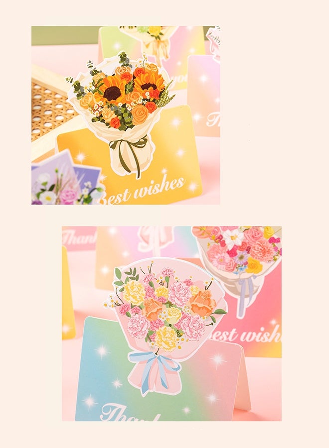 Lemon 6Pcs Bless Cards Bulk Funny Cards for Boys and Girls Boys Girls Diy Handdrawn Artistic Touch for Friends Family - Image 3