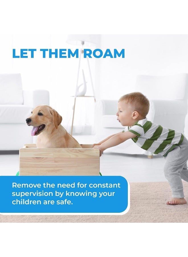 Eco-Baby Sliding Door Lock, 4 Pack Child Proof Safety Window Locks for Glass Doors (Grey) - Image 4