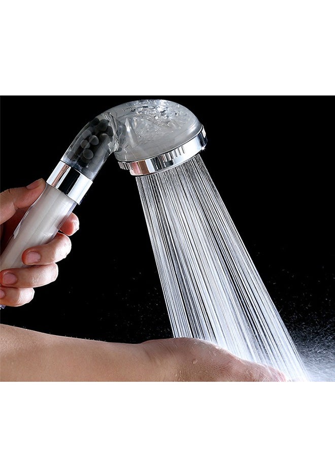 DUKASOU - Shower Head with Handheld, 3 Modes High Pressure Handheld Showerhead, Water Saving Filtered Shower Head with 3 Pcs PP Cotton Filter and Filter Stones - Image 1