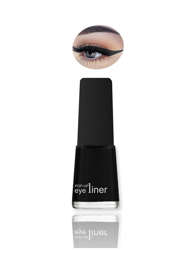 EOD Combo Waterproof Liquid Eyeliner Pen Eyeliner Eyebrow Pencil Pen And Stick Kajal Black (Set Of 5) - Image 5