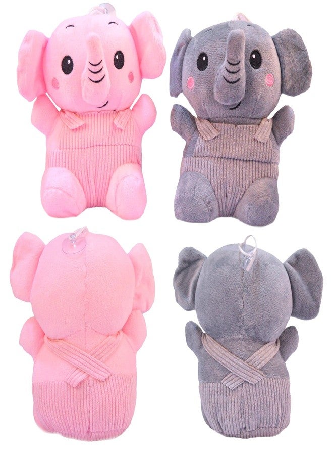 BuGBee Soft Toys mini Elephant Soft Toys Stuffed Toys for Girls & Boys Plush Toys Birthday Gift for Girls 2 to 5 Years (Pack of 2) - Image 4
