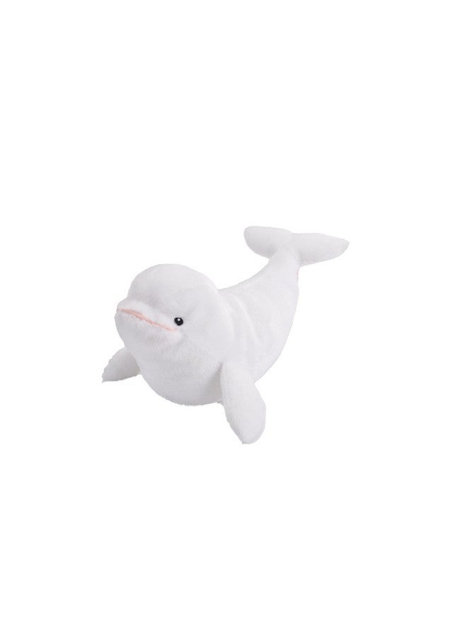 Wild Republic Wild Republic Ecokins Mini, Beluga Whale, Stuffed Animal, 8 inches, Gift for Kids, Plush Toy, Made from Spun Recycled Water Bottles, Eco Friendly, Child’s Room Decor 