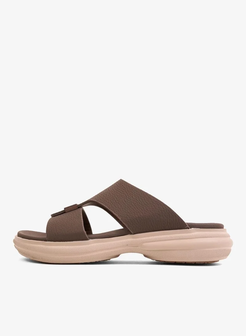 Comfort Plus  COMFORT PLUS SIGNATURE STEP ARABIC SANDALS COFFEE for Men | Best Price UAE