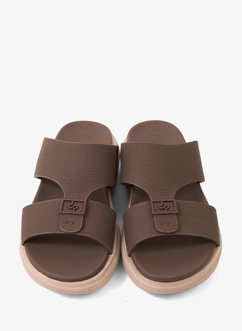 Comfort Plus  COMFORT PLUS SIGNATURE STEP ARABIC SANDALS COFFEE for Men | Best Price UAE