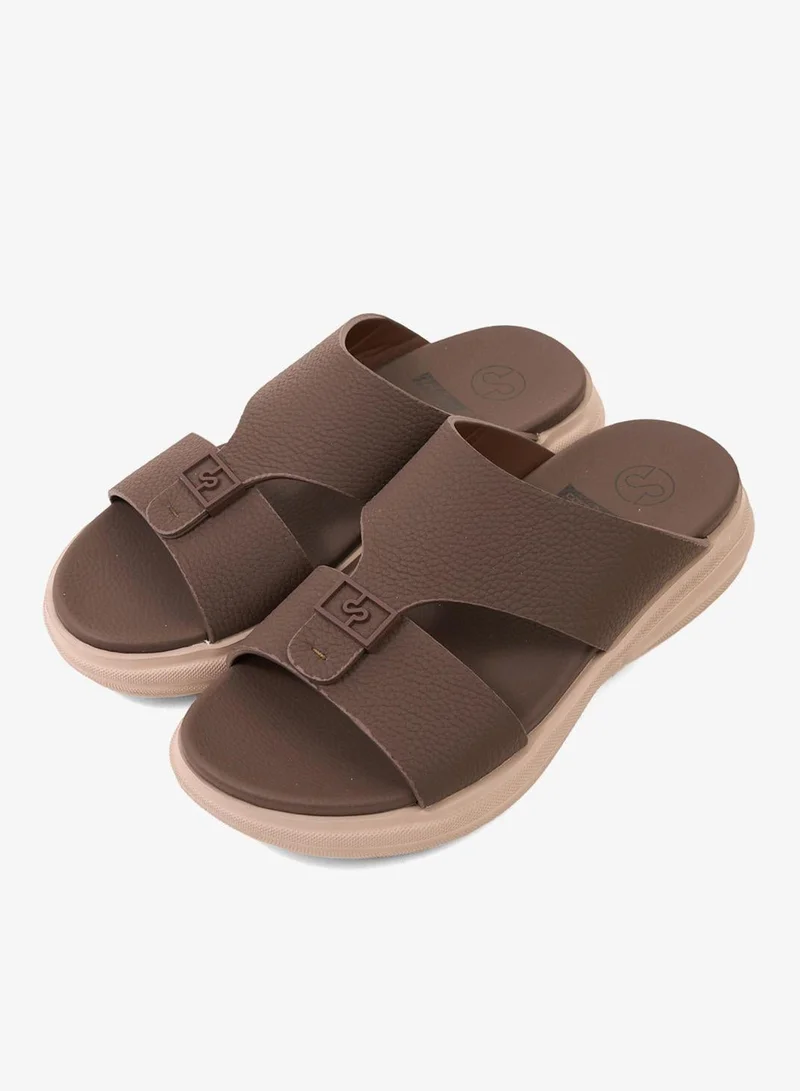 Comfort Plus  COMFORT PLUS SIGNATURE STEP ARABIC SANDALS COFFEE for Men | Best Price UAE
