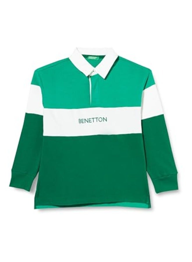 UNITED COLORS OF BENETTON Zip-Up Sweatshirt With "Be" Print  - Image 1