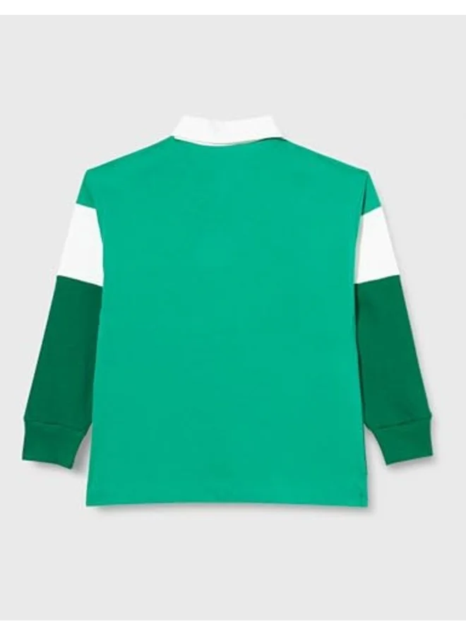 UNITED COLORS OF BENETTON Zip-Up Sweatshirt With "Be" Print