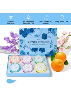 OZiva Aromatherapy Shower Steamers Nighttime Shower Tablets Shower Bombs Easter Basket Stuffers Gifts for Women and Men Self Care and Relaxation Stress Relief  - Image 3