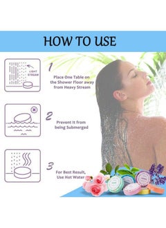 OZiva Aromatherapy Shower Steamers Nighttime Shower Tablets Shower Bombs Easter Basket Stuffers Gifts for Women and Men Self Care and Relaxation Stress Relief  - Image 5