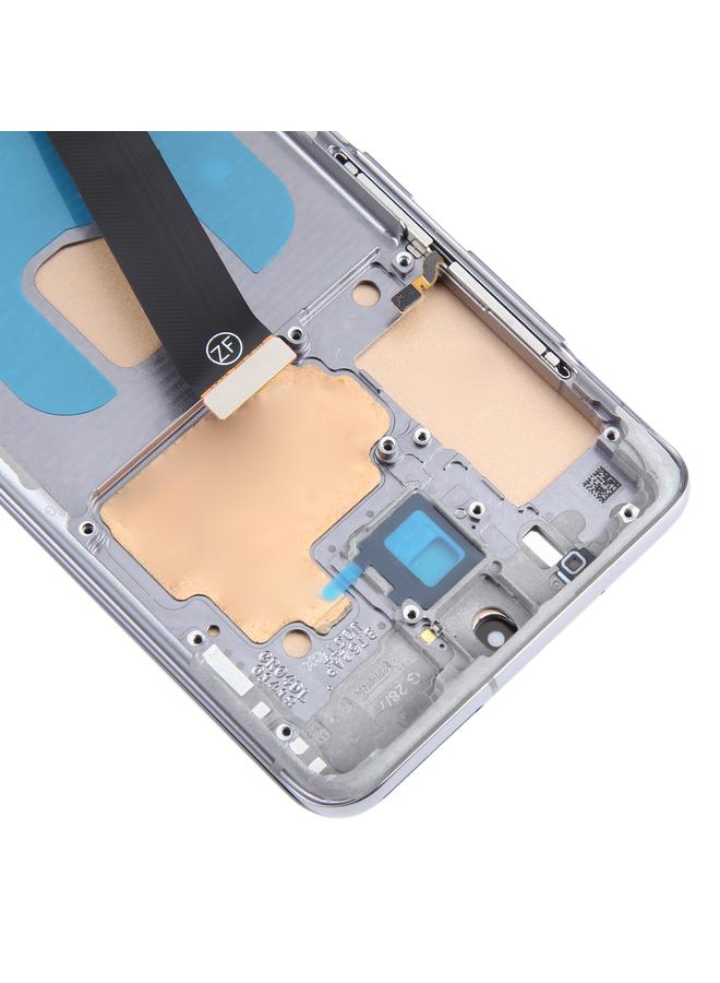 erorex Replacement TFT LCD Screen For Samsung Galaxy S20 SM-G980 Digitizer Full Assembly with Frame,Not Supporting Fingerprint Identification Grey - Image 5