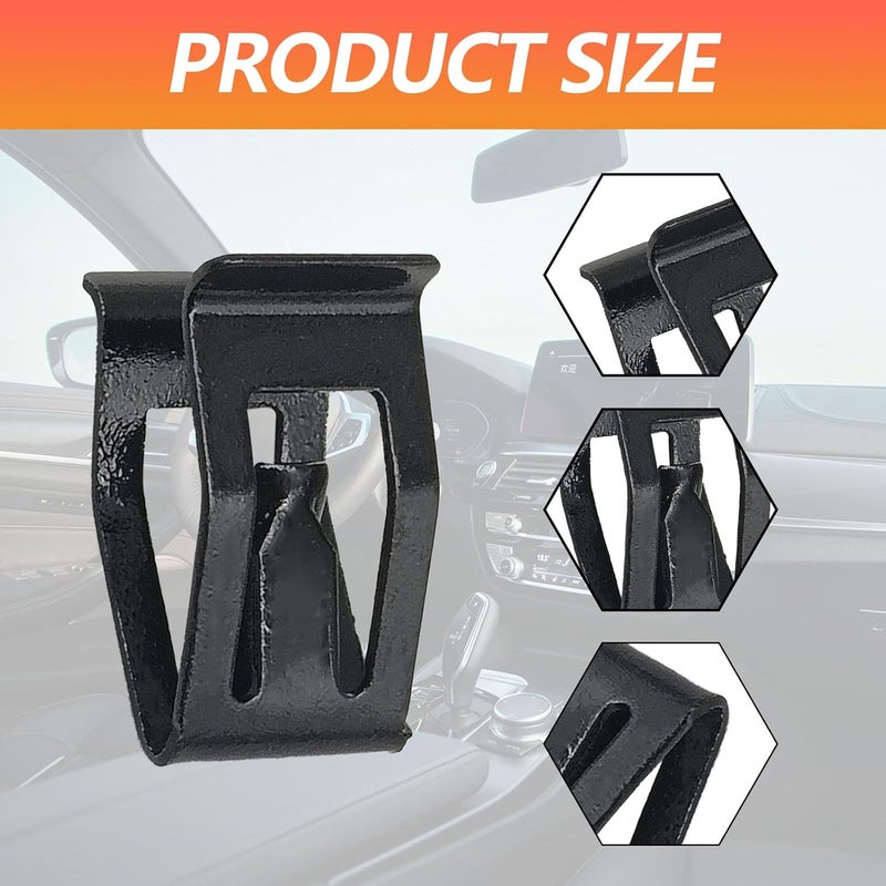BSAMZO 100Pcs U-Clip Metal Trim Panel Spring Clips Kit - Image 3
