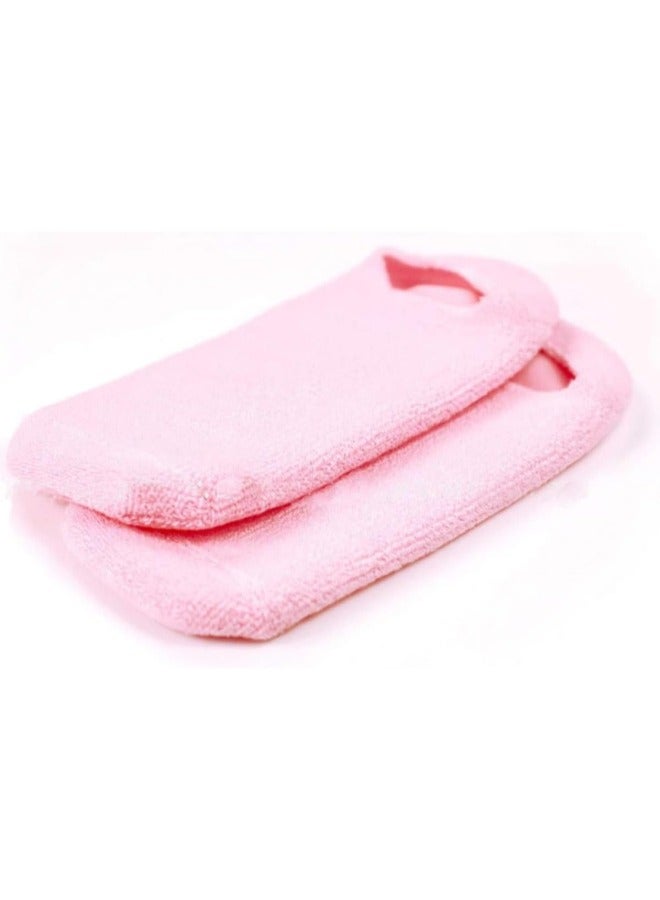 Generic Hydrating Foot Mask Gloves & Gel Socks Set - Moisturizing, Whitening, Exfoliating Spa Treatment for Soft, Smooth Feet and Hands - Beauty Care Cotton Socks in Assorted Colors. - Image 2