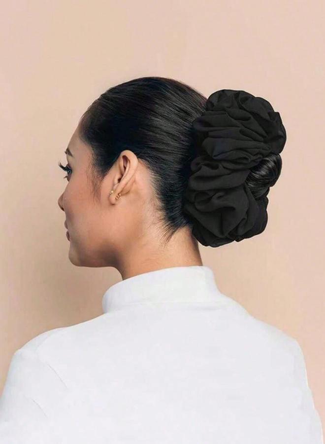 Take Two Pack of 3 - Solid Underscarf Head Wrap Scrunchie - Image 4