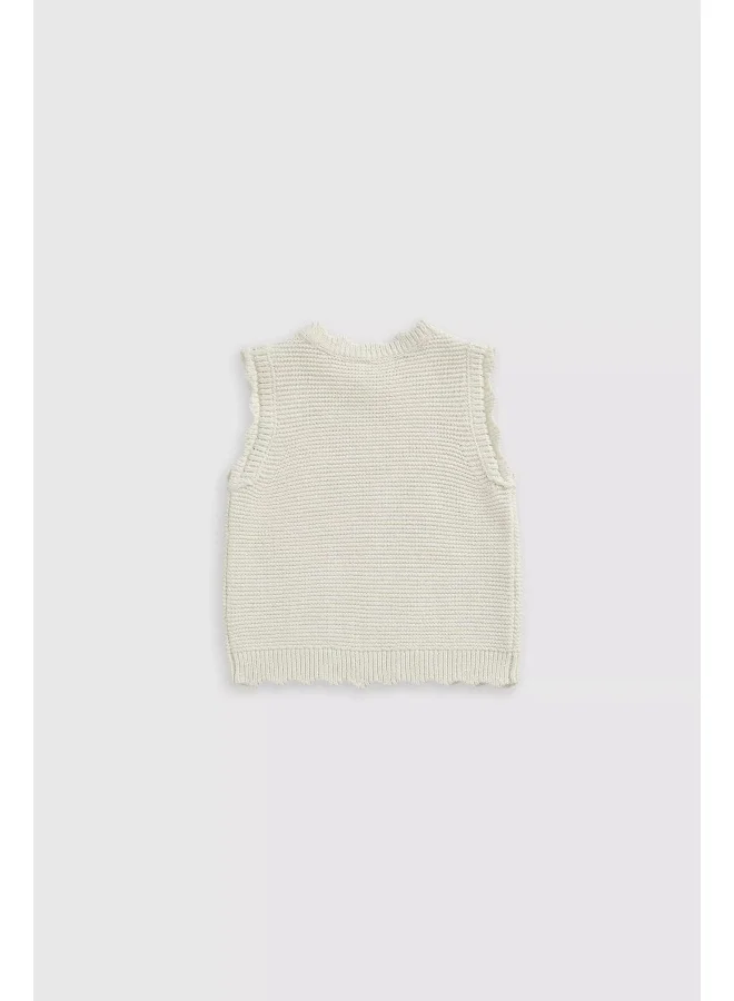 mothercare Flower Knitted Vest