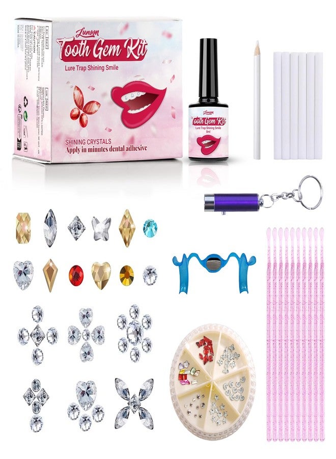 Tpyag Tooth Gem Kit - Professional DIY Dental Jewelry Starter Kit with Sparkling Crystals, Self-Application Fashion Teeth Gems for Women & Men - Image 1
