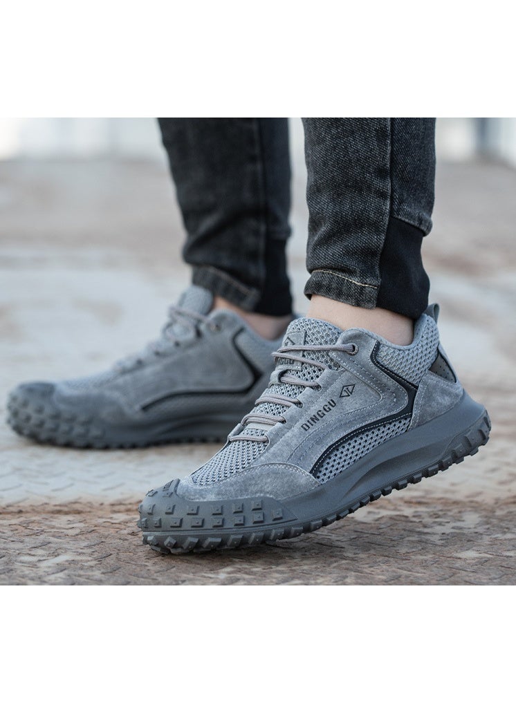 Dinggu Wear-resisting Work Shoes Fashion Men Safety Shoes  Designer Protective Shoes Indestructible Puncture-Proof Security Boots - Image 2