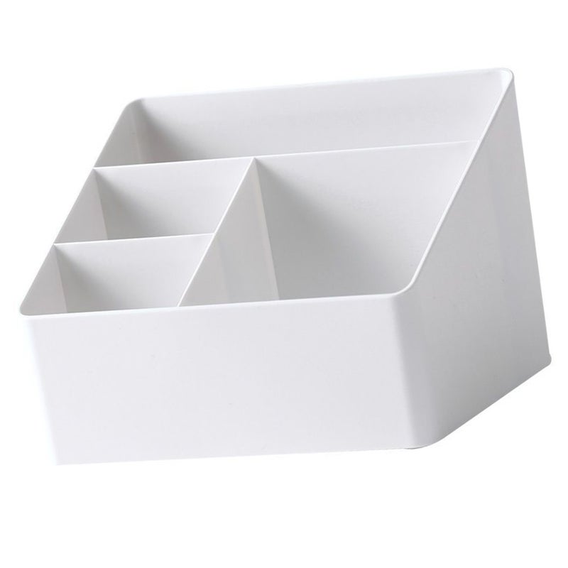Desktop Storage Box Cosmetics Storage Plastic Multifunctional Makeup Desk Office Organizer for Dormitory Living Room - Image 4