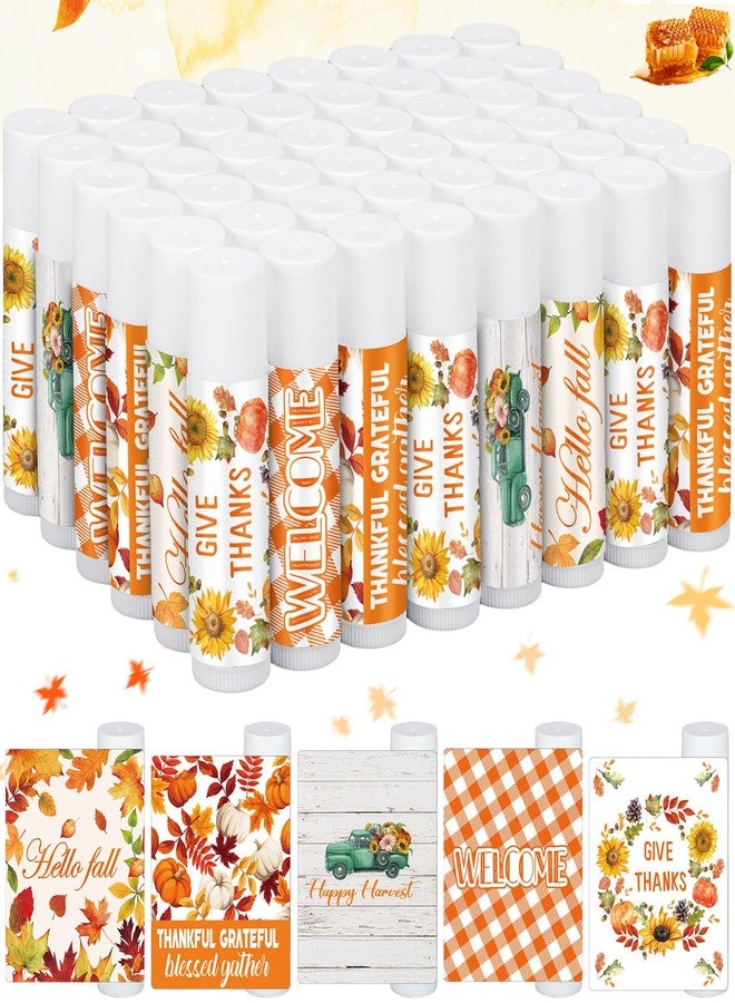Siifert 50 Pcs Thanksgiving Christmas Party Gifts Bulk Thanksgiving Lip Balms Favors Holiday Basket Stuffers Christmas Stocking Stuffers Small Thank You Gifts for Women Men (Honey Flavor - Image 1