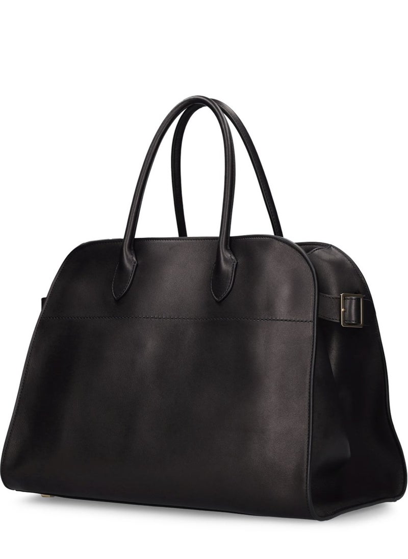 TR - The Row Margaux 15 smooth leather tote - Image 1
