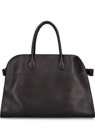 Black-Plain leather-Large