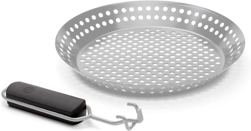 Outset Grill Skillet With Removable Handle, Stainless Steel - Image 2
