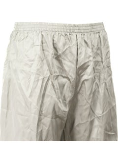 Oppland Men's Satin Fabric Shorts Solid Color Elastic Waist No Pocket Lightweight Fabric  - Image 4
