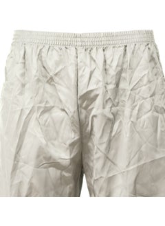 Oppland Men's Satin Fabric Shorts Solid Color Elastic Waist No Pocket Lightweight Fabric  - Image 2