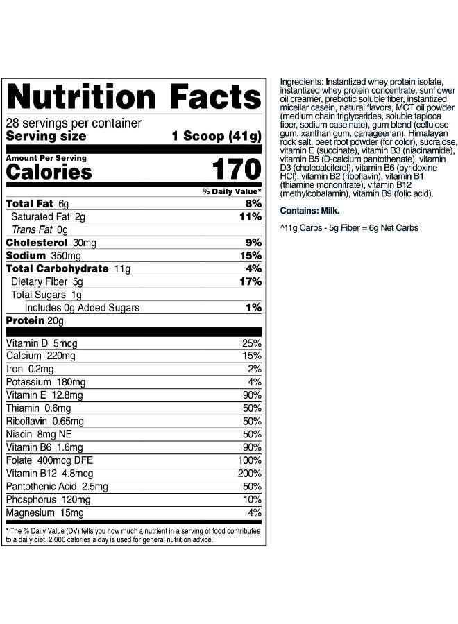 TransformHQ Meal Replacement Shake - Strawberry & Cream - Image 2