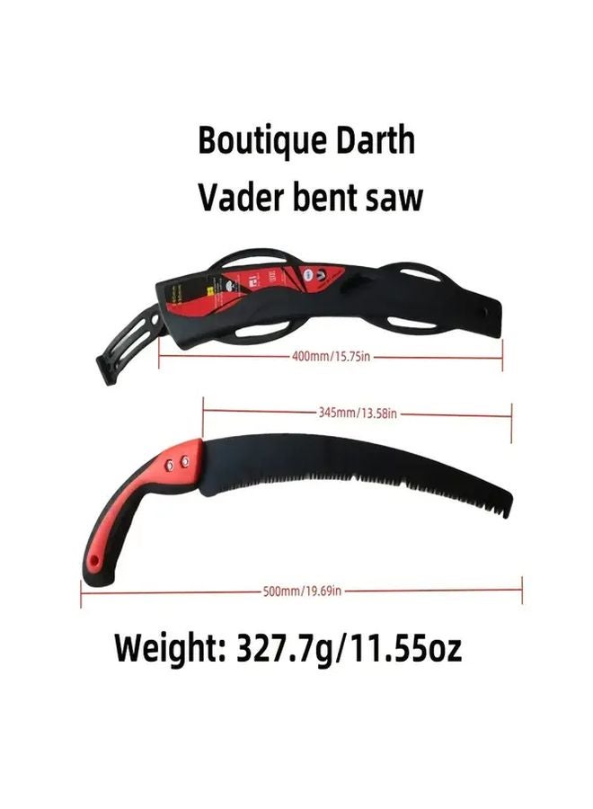 Black Steel Bent Saw For Woodworking Fast Cutting Trees And Logs Hand Tool - Image 2