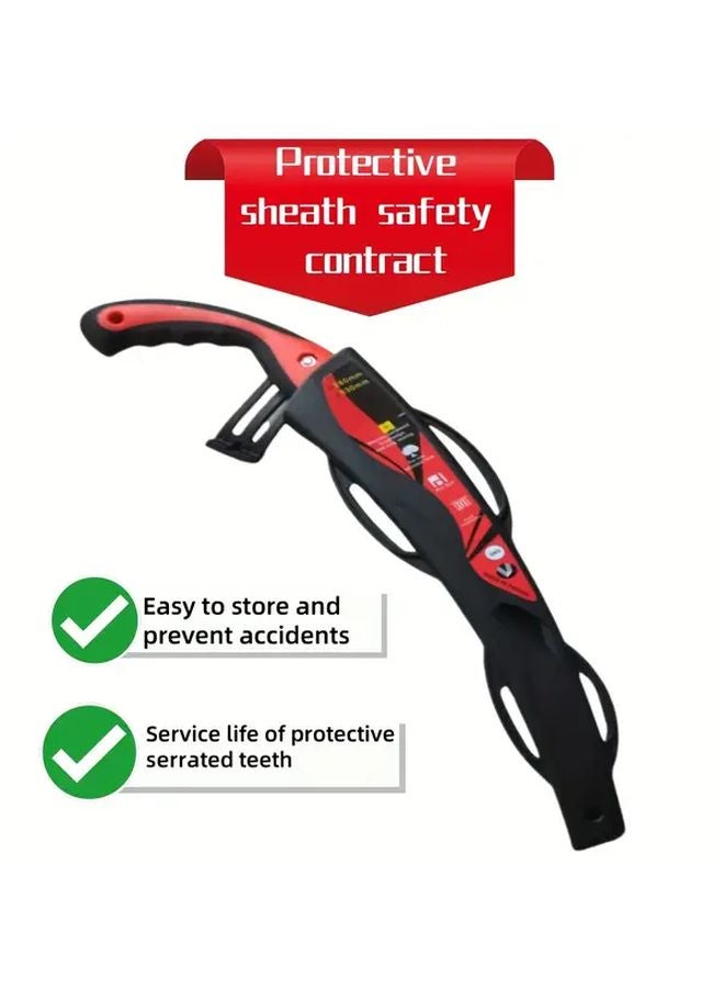 Black Steel Bent Saw For Woodworking Fast Cutting Trees And Logs Hand Tool - Image 3
