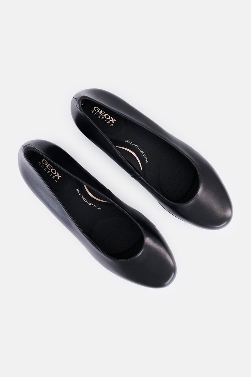 GEOX Women D New Annaya Mid Lace Up Pumps, Black  - Image 2