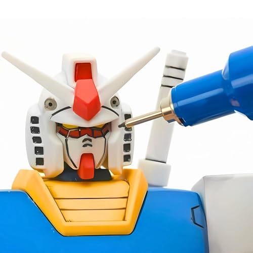 Someie GSI Creos Gundam Marker Ultra Fine for Panel Lining GM01 Black & GM02 Gray & Eraser Pen GM300 & Knock-Type Eraser - Image 4