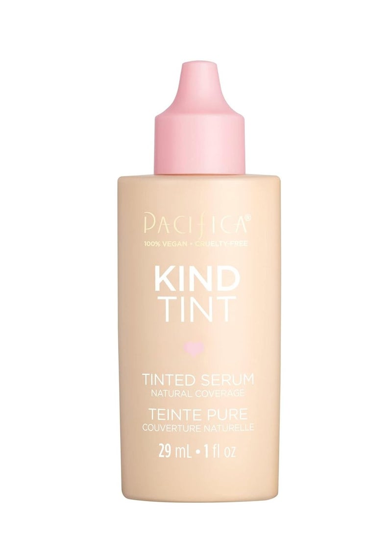 Pacifica Pacifica Tinted Moisturizer – Kind Tint Serum, Lightweight Hydrating Foundation with Vegan Collagen & Hyaluronic Acid for Dewy Glow, Buildable Coverage, Vegan, 1 fl oz (Shade 22) 