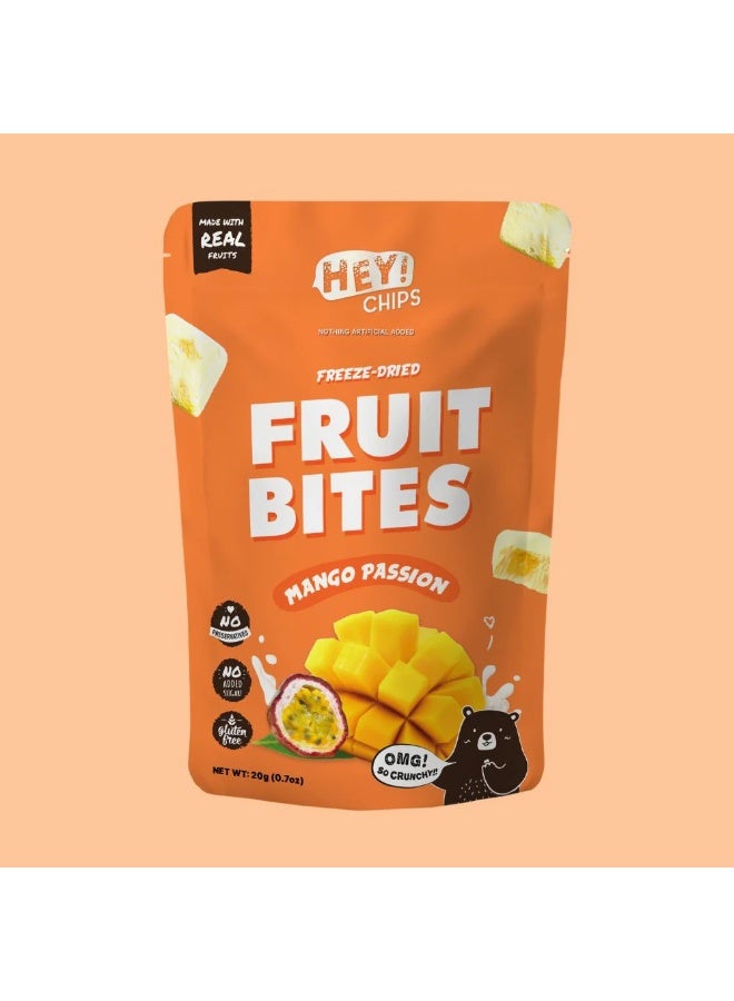  مرحبا! رقائق البطاطس رقائق البطاطس المقلية بالمانجو المجففة بالتجميد مع فاكهة العاطفة ٢٠ غرام - Image 1