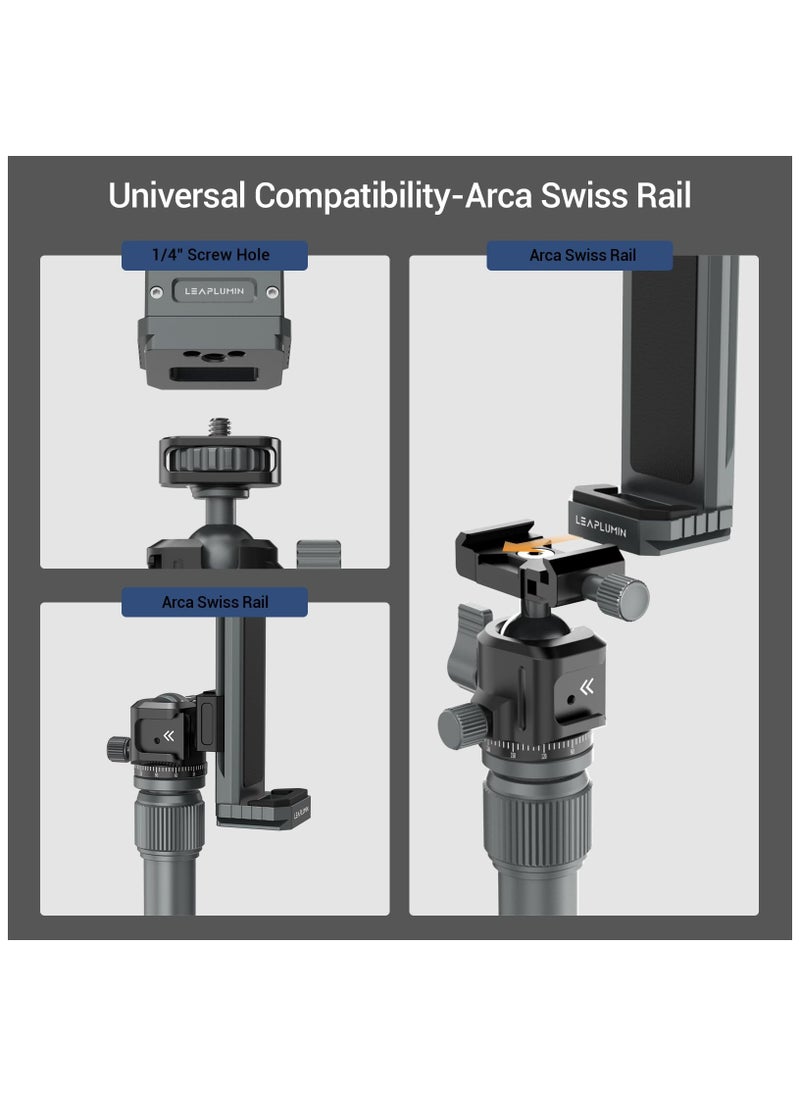 SYOSI - Tripod Mount Adapter for Ipad, Aluminum Tripod Mount Holder for Tablet Ipad 12.9,Tablet Tripod Mount with 1/4" Screw,Universal Tripod Mount for Ipad,Compatible with Ipad Pro 12.9/11-(6.5"-17.3") - Image 1